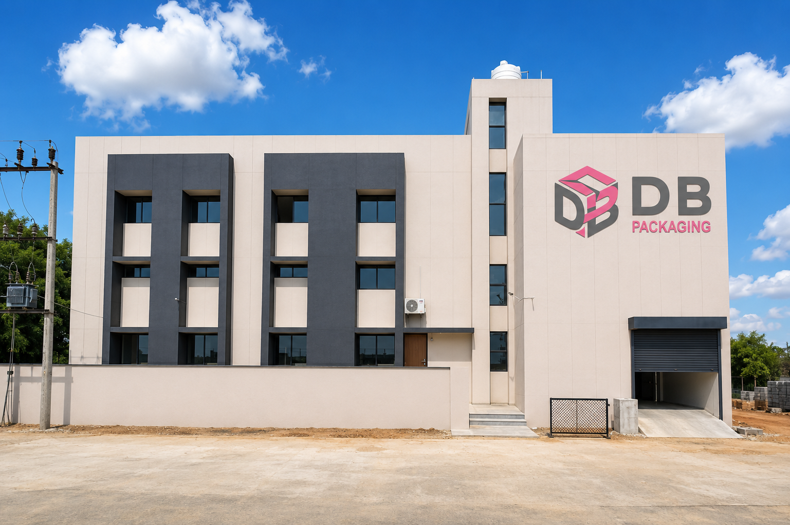 DB Packaging manufacturing facility exterior